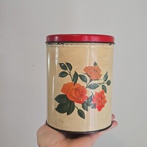 Vintage Rose Tin